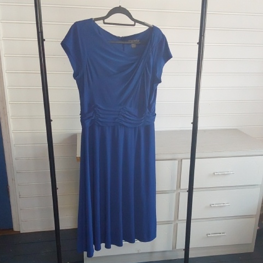 Jessica Howard Royal Blue Midi Dress Size 14